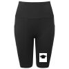 Women’s TriDri® ribbed seamless '3D Fit' cycle shorts Thumbnail