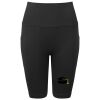 Women’s TriDri® ribbed seamless '3D Fit' cycle shorts Thumbnail