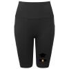 Women’s TriDri® ribbed seamless '3D Fit' cycle shorts Thumbnail