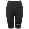 Women’s TriDri® ribbed seamless '3D Fit' cycle shorts Thumbnail