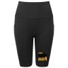 Women’s TriDri® ribbed seamless '3D Fit' cycle shorts Thumbnail