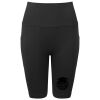 Women’s TriDri® ribbed seamless '3D Fit' cycle shorts Thumbnail
