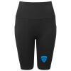 Women’s TriDri® ribbed seamless '3D Fit' cycle shorts Thumbnail