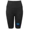 Women’s TriDri® ribbed seamless '3D Fit' cycle shorts Thumbnail