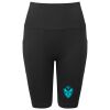 Women’s TriDri® ribbed seamless '3D Fit' cycle shorts Thumbnail