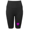 Women’s TriDri® ribbed seamless '3D Fit' cycle shorts Thumbnail