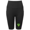 Women’s TriDri® ribbed seamless '3D Fit' cycle shorts Thumbnail
