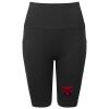 Women’s TriDri® ribbed seamless '3D Fit' cycle shorts Thumbnail