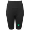 Women’s TriDri® ribbed seamless '3D Fit' cycle shorts Thumbnail