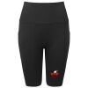 Women’s TriDri® ribbed seamless '3D Fit' cycle shorts Thumbnail