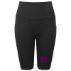Women’s TriDri® ribbed seamless '3D Fit' cycle shorts Thumbnail