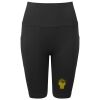 Women’s TriDri® ribbed seamless '3D Fit' cycle shorts Thumbnail