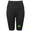 Women’s TriDri® ribbed seamless '3D Fit' cycle shorts Thumbnail