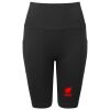 Women’s TriDri® ribbed seamless '3D Fit' cycle shorts Thumbnail