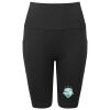 Women’s TriDri® ribbed seamless '3D Fit' cycle shorts Thumbnail