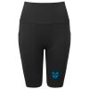 Women’s TriDri® ribbed seamless '3D Fit' cycle shorts Thumbnail