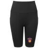 Women’s TriDri® ribbed seamless '3D Fit' cycle shorts Thumbnail