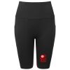 Women’s TriDri® ribbed seamless '3D Fit' cycle shorts Thumbnail
