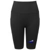 Women’s TriDri® ribbed seamless '3D Fit' cycle shorts Thumbnail