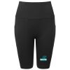 Women’s TriDri® ribbed seamless '3D Fit' cycle shorts Thumbnail