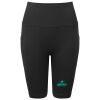 Women’s TriDri® ribbed seamless '3D Fit' cycle shorts Thumbnail