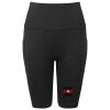 Women’s TriDri® ribbed seamless '3D Fit' cycle shorts Thumbnail