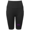 Women’s TriDri® ribbed seamless '3D Fit' cycle shorts Thumbnail